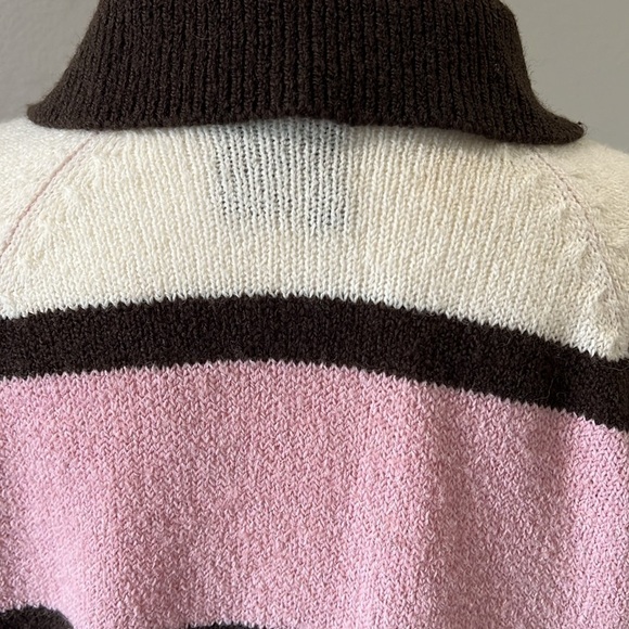 JASONMAXWELL: New Women’s Zipper Front Long Sleeve, Multi Colored Sweater, Sz M - Picture 5 of 8